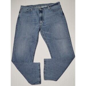 Levis 541 Athletic Fit Taper Leg Jeans Men (42X30) Stretch Light Wash
